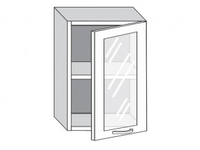 1.50.3 Шкаф настенный (h=720) на 500мм с 1-ой стекл. дверцей в Новой Ляле - novaya-lyalya.magazinmebel.ru | фото