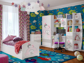 Детская комната Юниор-2 Принцесса 1 в Новой Ляле - novaya-lyalya.magazinmebel.ru | фото