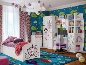 Детская комната Юниор-2 Принцесса в Новой Ляле - novaya-lyalya.magazinmebel.ru | фото