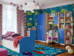 Детская комната Юниор-2 Синий в Новой Ляле - novaya-lyalya.magazinmebel.ru | фото