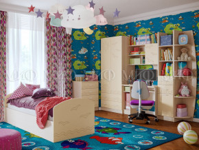 Детская комната Юниор-2 Ваниль в Новой Ляле - novaya-lyalya.magazinmebel.ru | фото