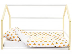 Детская кровать-домик Монтессори Svogen бежево-белый в Новой Ляле - novaya-lyalya.magazinmebel.ru | фото - изображение 7