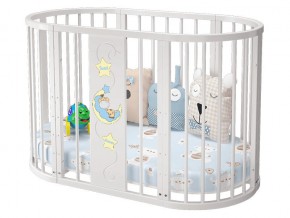 Детская кроватка белая Эстель в Новой Ляле - novaya-lyalya.magazinmebel.ru | фото
