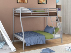 Двухъярусная кровать Гранада 2 Серая в Новой Ляле - novaya-lyalya.magazinmebel.ru | фото - изображение 1