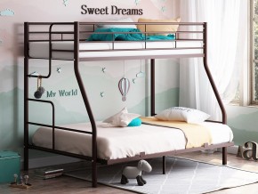 Двухъярусная кровать Гранада-3 140 коричневый в Новой Ляле - novaya-lyalya.magazinmebel.ru | фото - изображение 1