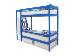 Двухъярусная кровать Svogen с ящиками синий в Новой Ляле - novaya-lyalya.magazinmebel.ru | фото - изображение 5