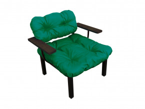 Кресло Дачное зелёная подушка в Новой Ляле - novaya-lyalya.magazinmebel.ru | фото - изображение 1