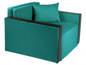 Кресло-кровать Милена с подлокотниками рогожка emerald в Новой Ляле - novaya-lyalya.magazinmebel.ru | фото