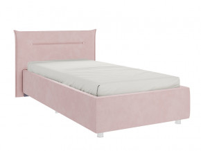 Кровать Альба 900 велюр нежно-розовый в Новой Ляле - novaya-lyalya.magazinmebel.ru | фото