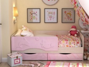 Кровать детская Алиса КР 812 розовая 1600 в Новой Ляле - novaya-lyalya.magazinmebel.ru | фото - изображение 1