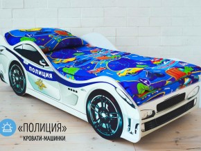 Кровать детская машина Полиции в Новой Ляле - novaya-lyalya.magazinmebel.ru | фото
