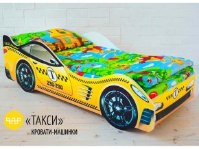 Кровать детская машина Такси в Новой Ляле - novaya-lyalya.magazinmebel.ru | фото