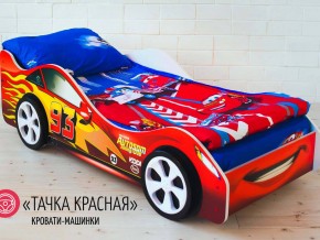 Кровать детская машинка Тачка Красная в Новой Ляле - novaya-lyalya.magazinmebel.ru | фото - изображение 2