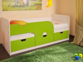 Кровать детская Минима лайм в Новой Ляле - novaya-lyalya.magazinmebel.ru | фото