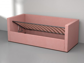 Кровать мягкая с подъёмным механизмом арт. 030 розовый в Новой Ляле - novaya-lyalya.magazinmebel.ru | фото - изображение 2