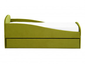Кровать с ящиком Letmo оливковый (велюр) в Новой Ляле - novaya-lyalya.magazinmebel.ru | фото - изображение 6