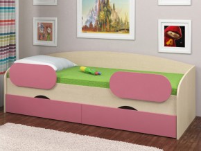 Кровать Соня 2 дуб молочный-розовый в Новой Ляле - novaya-lyalya.magazinmebel.ru | фото - изображение 2