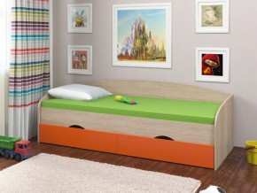 Кровать Соня 2 сонома-оранжевый в Новой Ляле - novaya-lyalya.magazinmebel.ru | фото - изображение 1