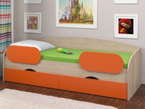 Кровать Соня 2 сонома-оранжевый в Новой Ляле - novaya-lyalya.magazinmebel.ru | фото - изображение 2
