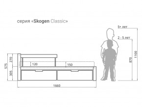 Кровать Svogen classic с ящиками и бортиком лаванда-графит в Новой Ляле - novaya-lyalya.magazinmebel.ru | фото - изображение 2