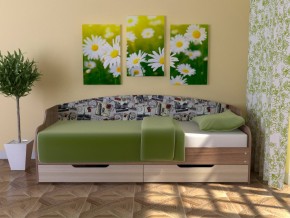 Кровать Юниор Тип 2 Микровелюр-марки 800х1600 в Новой Ляле - novaya-lyalya.magazinmebel.ru | фото