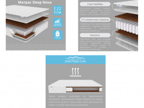 Матрас Sleep Nova шириной 1800 мм в Новой Ляле - novaya-lyalya.magazinmebel.ru | фото - изображение 2