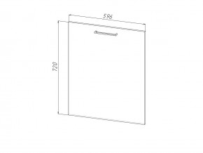 П 60 Комплект для посудомоечной машины 600 мм (цоколь + фасад) ЛДСП в Новой Ляле - novaya-lyalya.magazinmebel.ru | фото